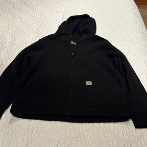 Carhartt Black Zip-Up Hoodie